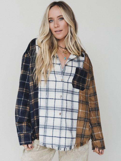 Redwood Pass Flannel Top - Multi