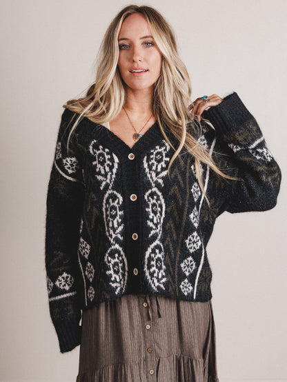 Fall Gaze Sweater - Black
