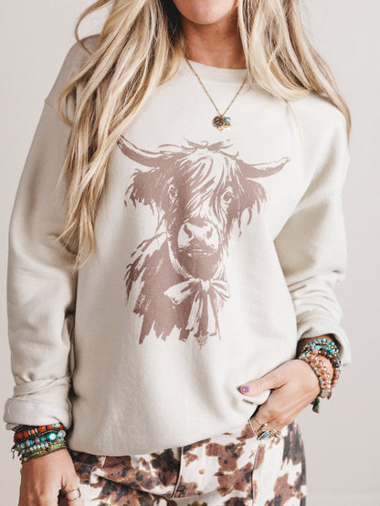 The Nest Highland Love Sweatshirt - Sand