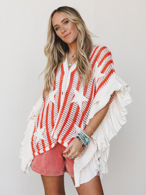 Shine Bright Top - Orange