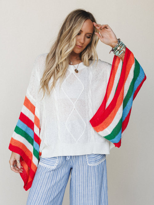 Easy Goes It Poncho - Multi