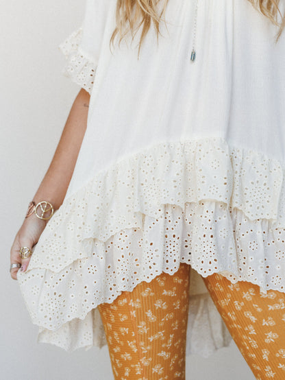 Willow In the Wind Blouse - Ivory