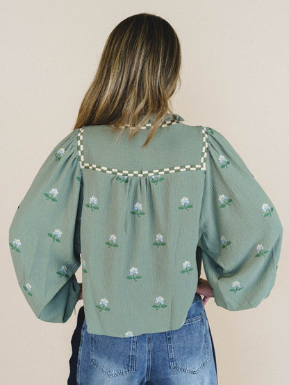 Valley Song Top - Olive