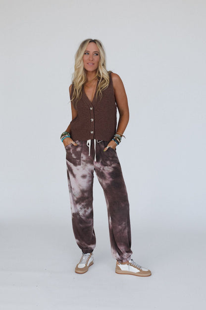 Aire Sweater Vest - Brown