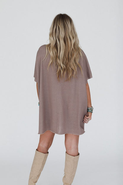The Nest Laid Back Luxe Dress - Two Tone Mocha