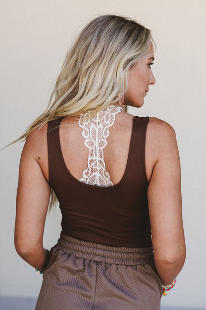 Wildly Simple Top - Brown