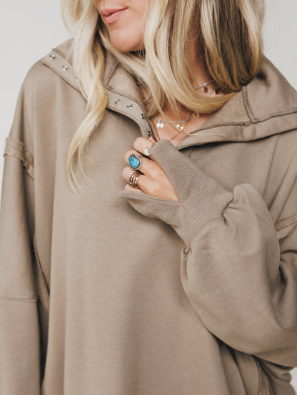 The Nest Stay Soft Top - Brown