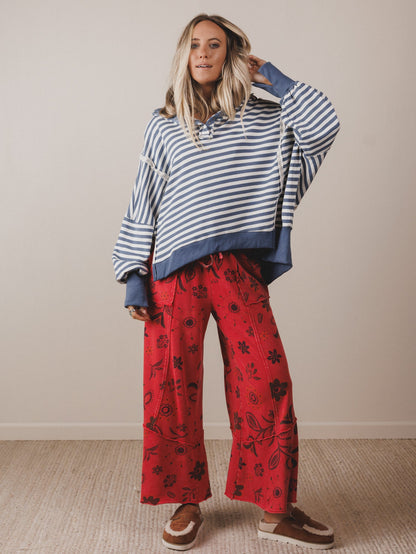 The Nest Wander Easy Top - Blue Denim