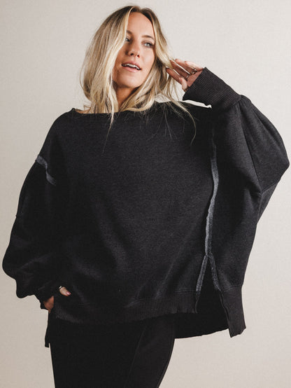 Honey Cloud Sweatshirt - Black