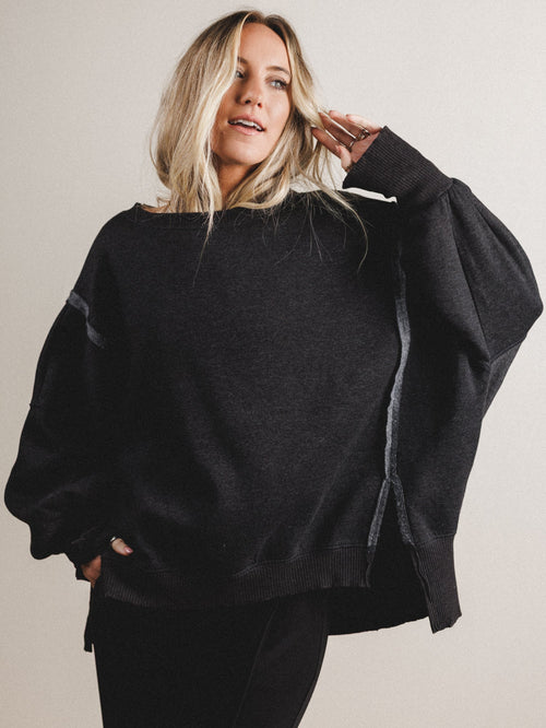 Honey Cloud Sweatshirt - Black