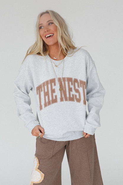 The Nest Graphic Sweatshirt - Ash