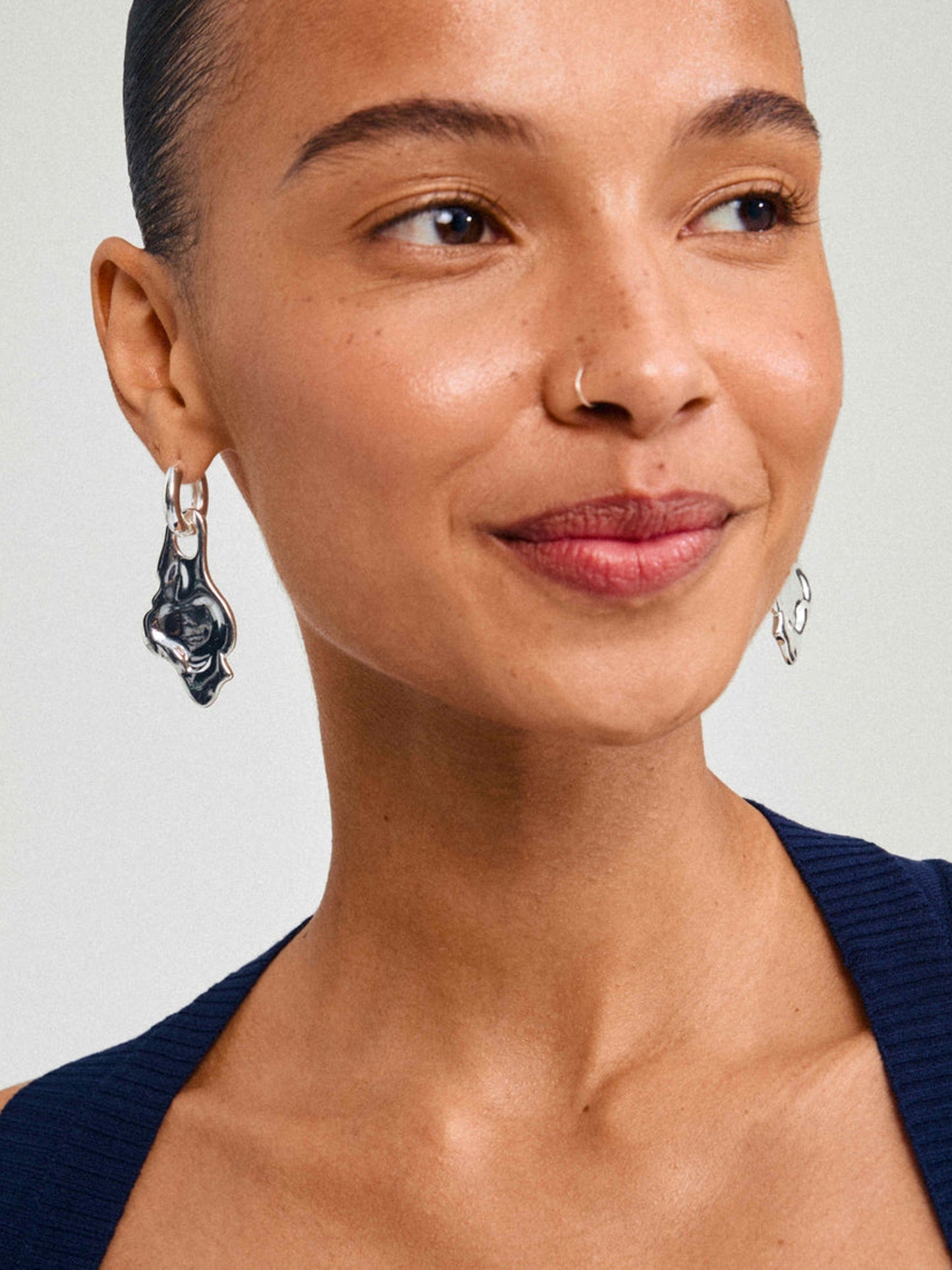 PILGRIM Starlight Organic Pendant Earrings