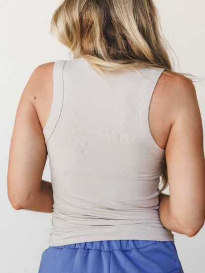 You Need This Tank Top - Light Mocha