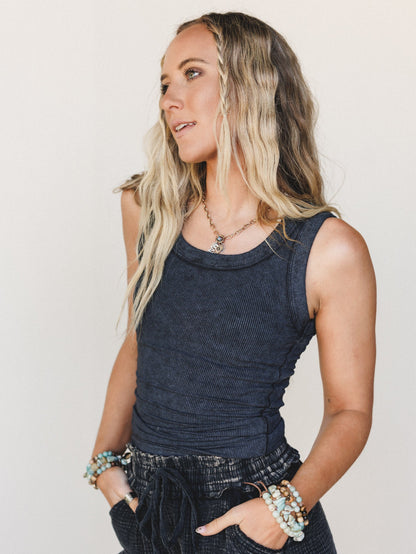 Boardwalk Tank Top - Black