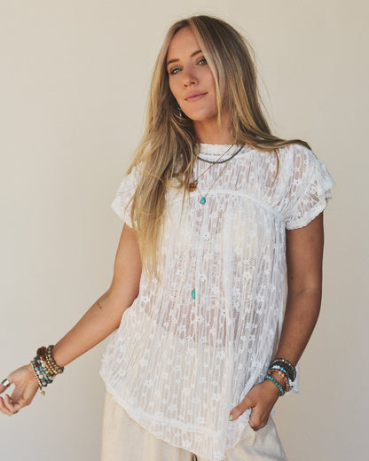 Darling Daydream Top - Off White