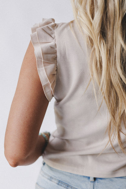 Sweet Escape Top - Bone
