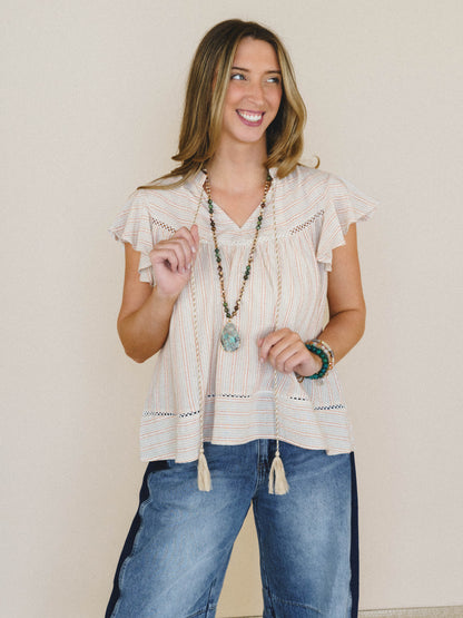 Meadow Sunrise Blouse
 - Oatmeal