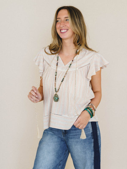 Meadow Sunrise Blouse
 - Oatmeal