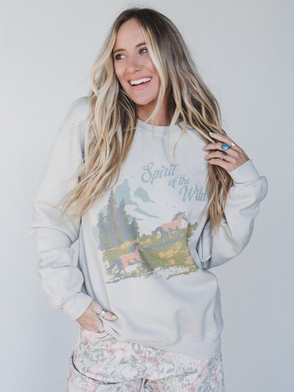 The Nest Spirit Of The Wild Sweatshirt - Sand