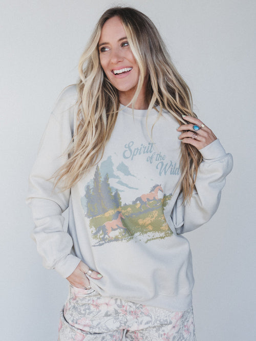 The Nest Spirit Of The Wild Sweatshirt - Sand