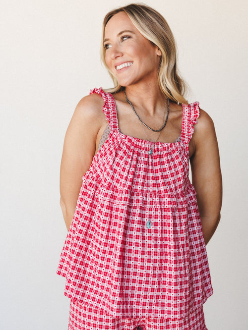 Mod Mood Top - Red