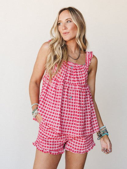 Mod Mood Top - Red