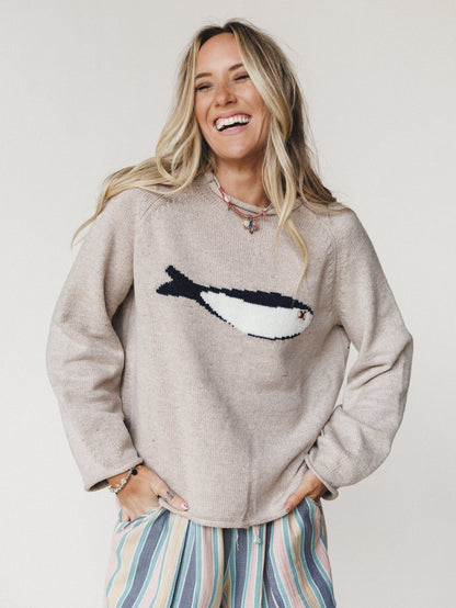 Marine Layers Sweater Top - Oat