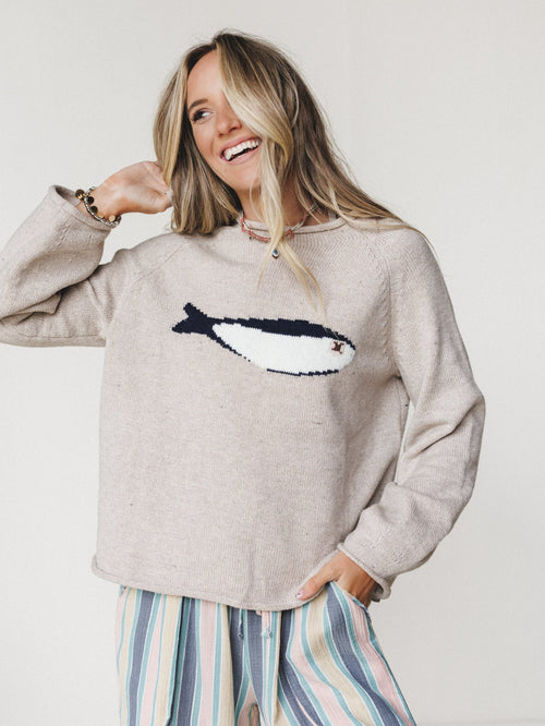 Marine Layers Sweater Top - Oat