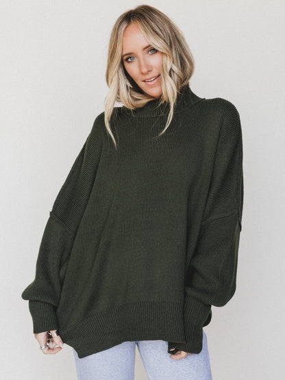 The Perfect Sweater  - Dark Olive