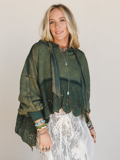 Garden Fable Hoodie - Green