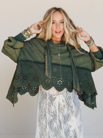 Garden Fable Hoodie - Green