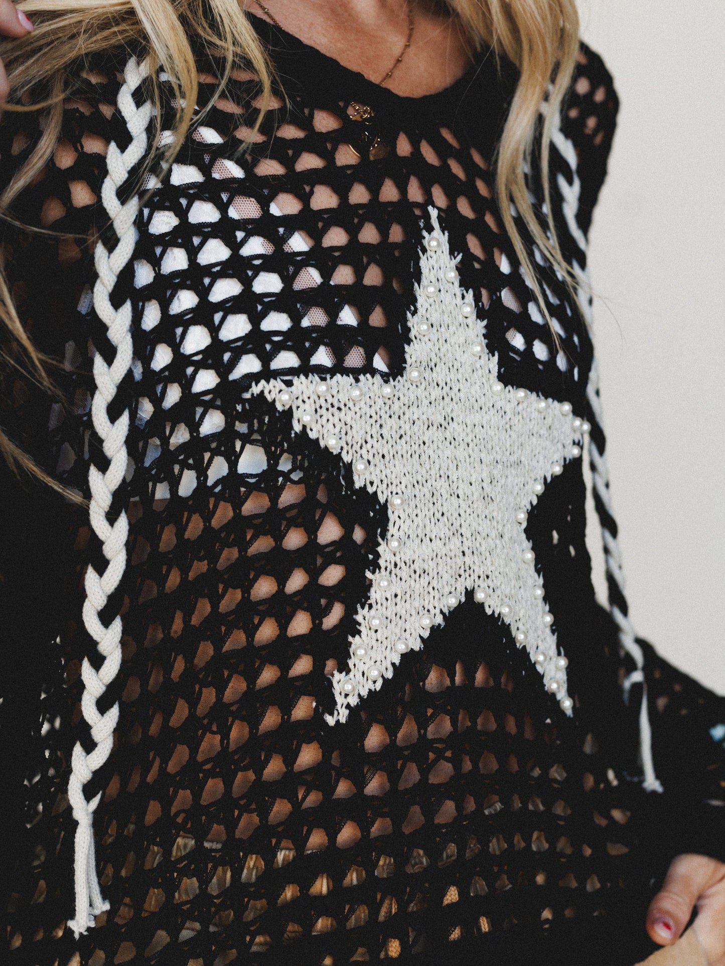 She's a Star Top - Black