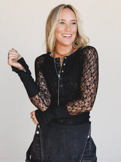 Honeythread Top - Black