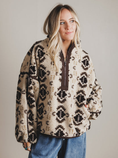 Mountain Calling Pullover - Stone