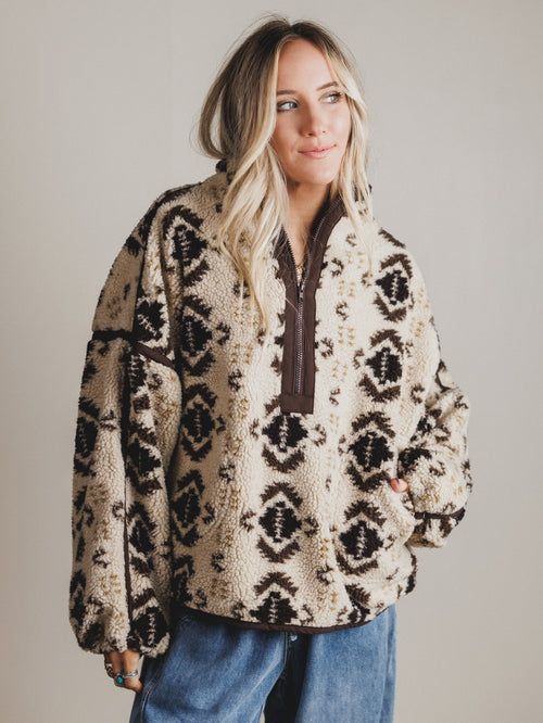 Mountain Calling Pullover - Stone