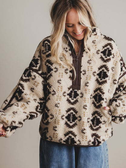 Mountain Calling Pullover - Stone