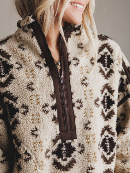 Mountain Calling Pullover - Stone