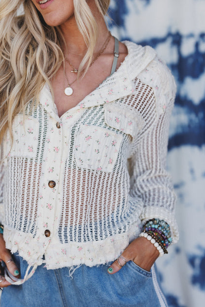 Soft Love Jacket Hoodie - Cream