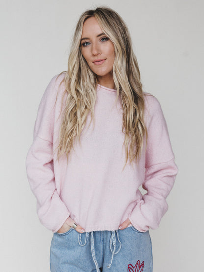 Still Mornings Sweater - Baby Pink