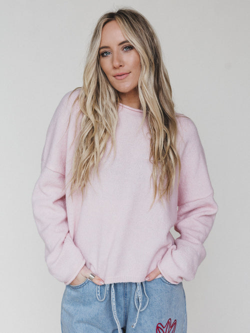 Still Mornings Sweater - Baby Pink
