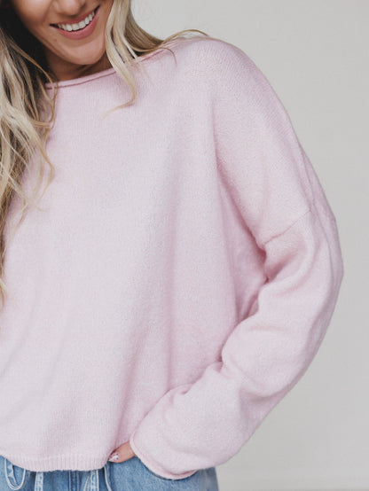 Still Mornings Sweater - Baby Pink