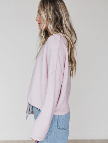 Still Mornings Sweater - Baby Pink