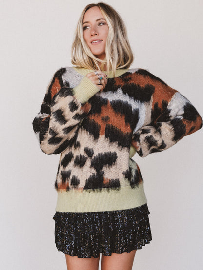 Wildflower Cat Sweater - Cream