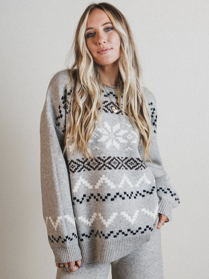 Wonderland Wishes Sweater  - Stone