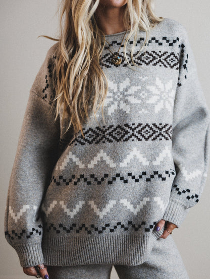 Wonderland Wishes Sweater  - Stone