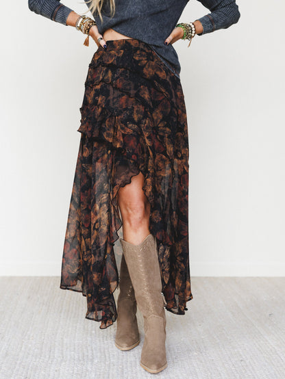 Frill Seeker Skirt - Black