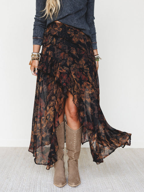 Frill Seeker Skirt - Black