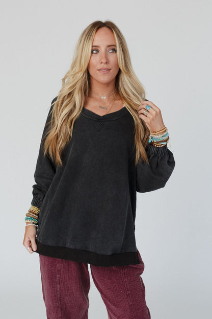 Crossed Paths Sweatshirt - Black