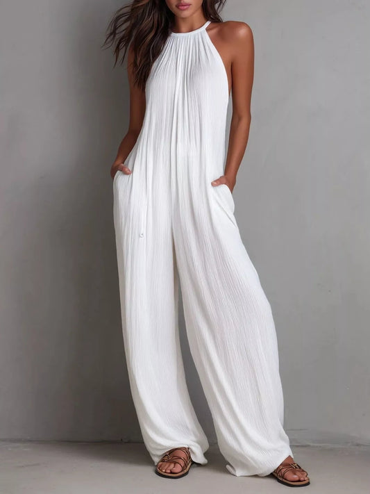Hazel Blues® |  Easy Does It Jumpsuit | Sleeveless Jumpsuit