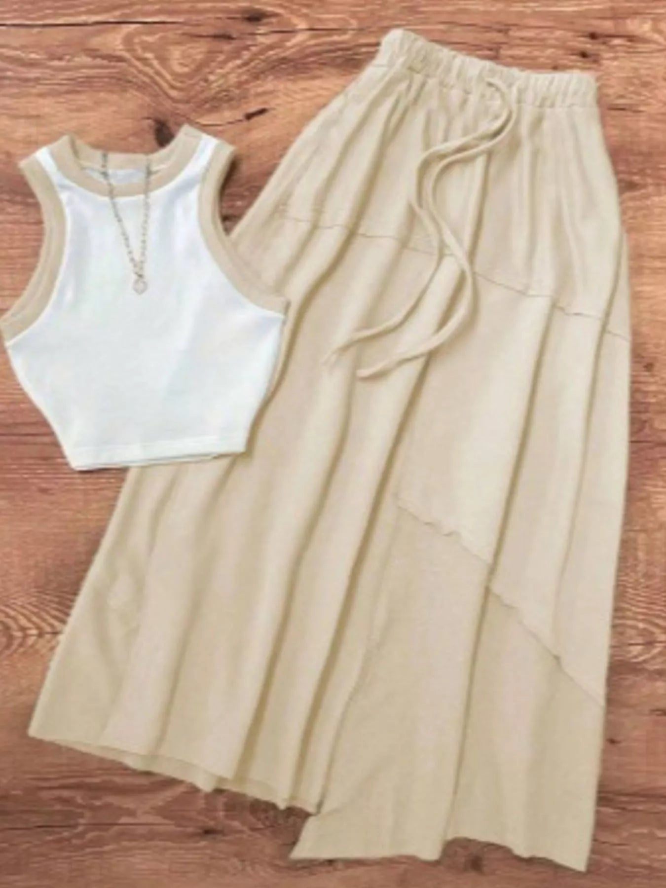 Hazel Blues® |  Easy Does It Skirt | Drawstring Skirt
